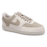 Women's Court Vision Lace Up Sneaker - Steam/Metal