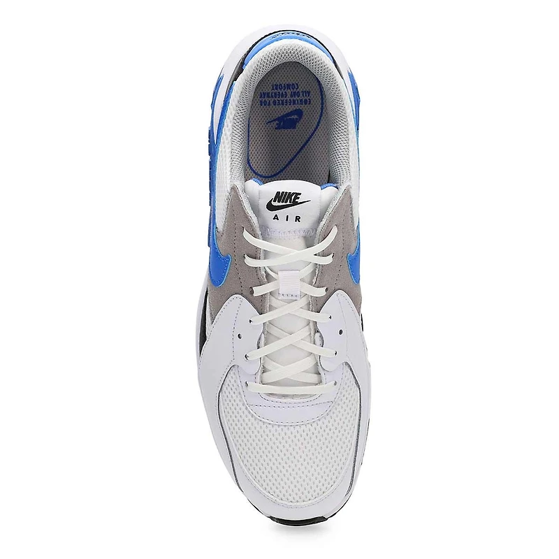 Men's Air Max Excee Lace Up Sneaker - White/Blue C