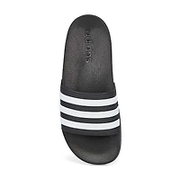 Girls' Adilette Shower K Slide Sandal - White/Lila
