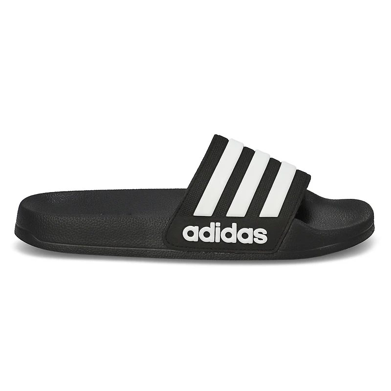 Girls' Adilette Shower K Slide Sandal - White/Lila