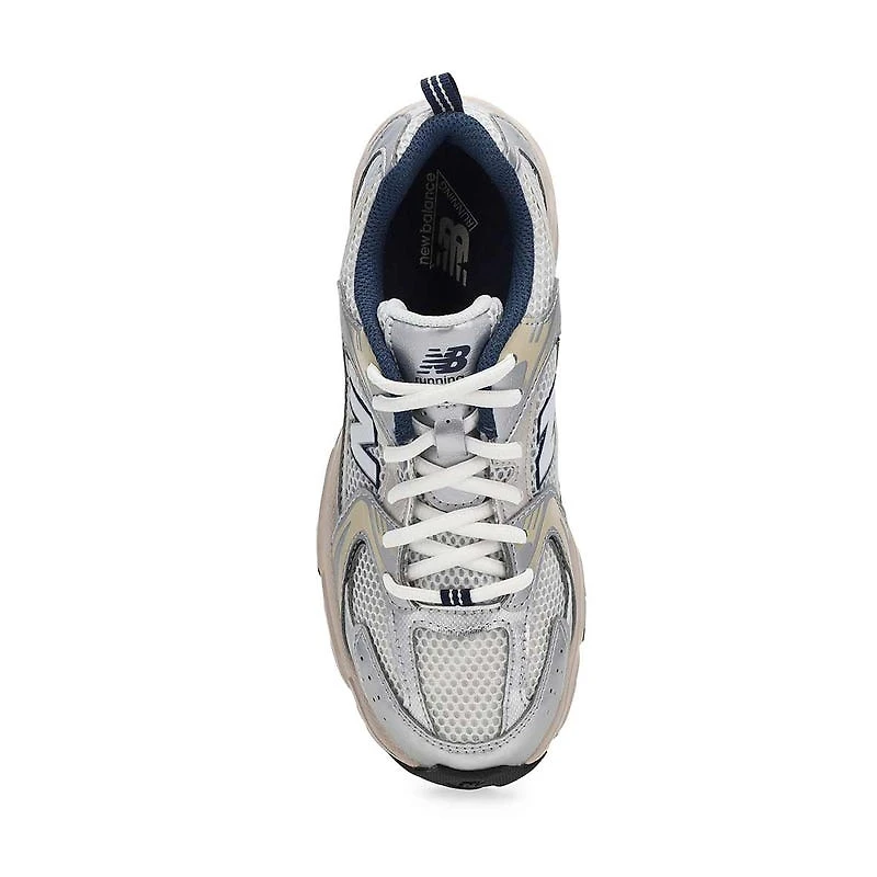Baskets à lacets 530, beige/blanc, enfants