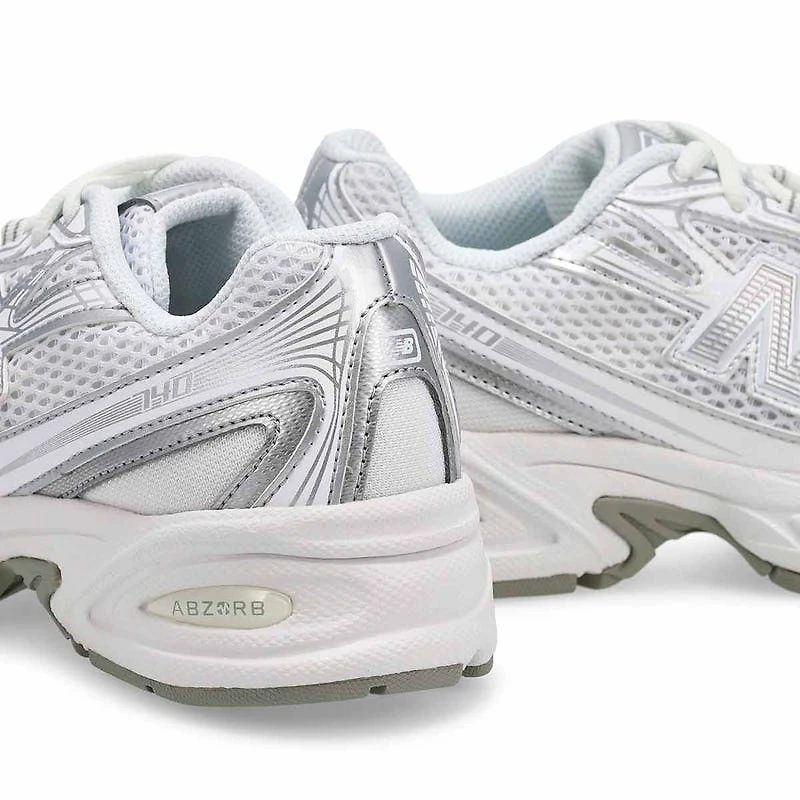 Baskets  lacets 740, noir/gris, enfants