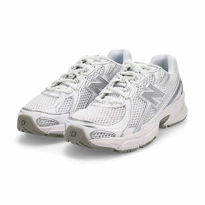 Baskets à lacets 740, noir/gris, enfants