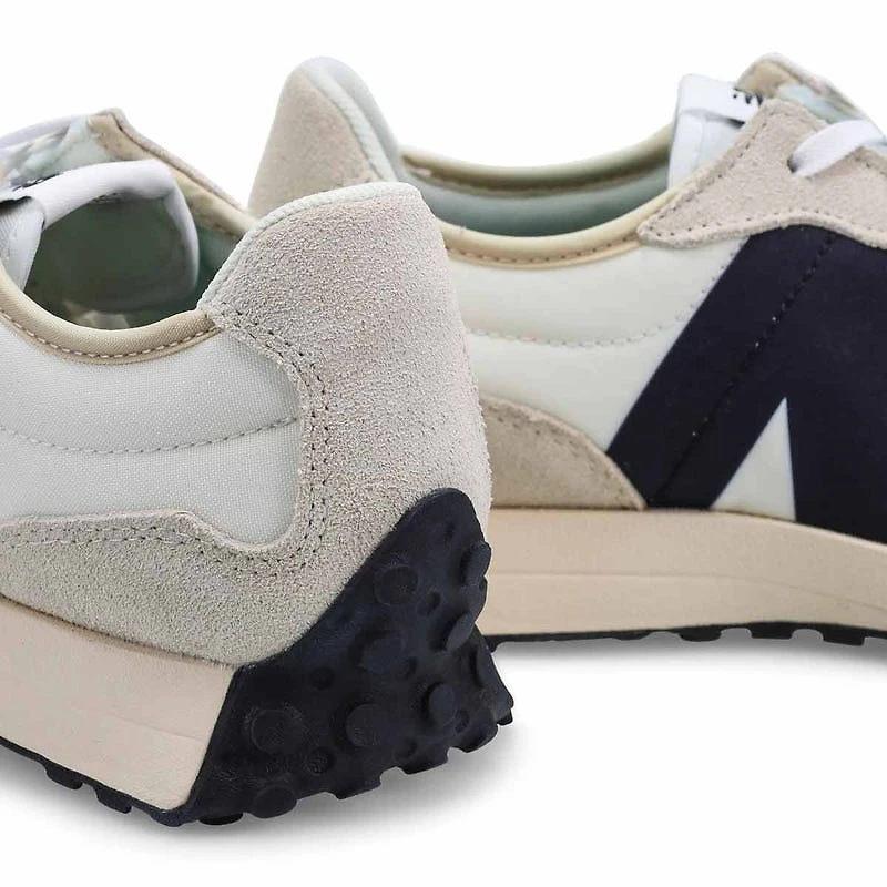 Kids' 327 Lace Up Sneaker - White/Grey/Black