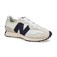 Kids'  327 Lace Up Sneaker - White/Grey/Black