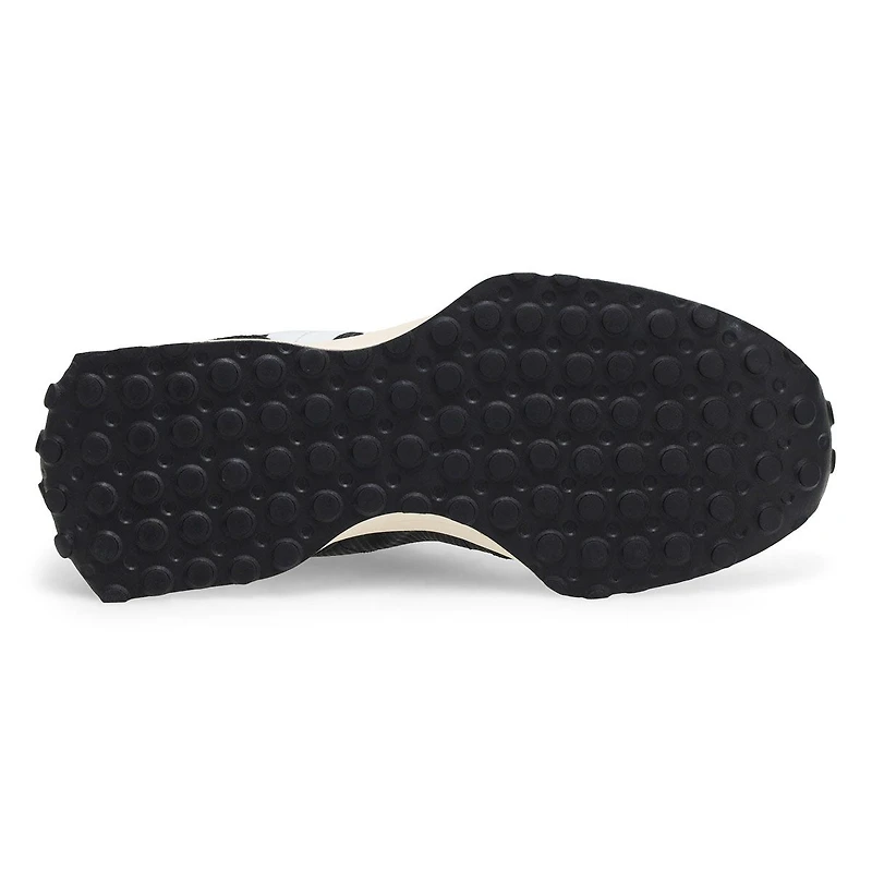 Baskets  lacets 327, blanc/gris/noir, enfants