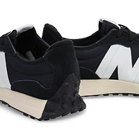 Kids'  327 Lace Up Sneaker - White/Grey/Black