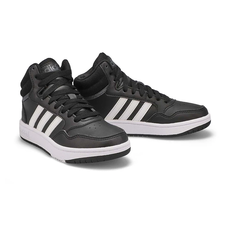 Baskets HOOPS MID 3.0 K, noir/blanc, enfants