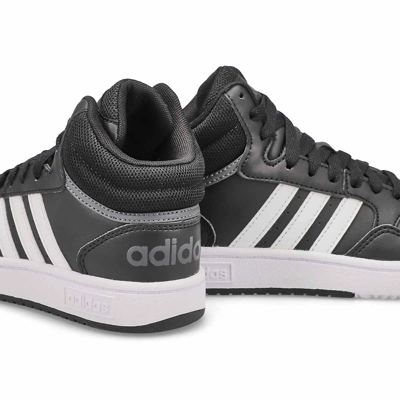Baskets HOOPS MID 3.0 K, noir/blanc, enfants