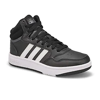 Kids' Hoops Mid 3.0 K Sneaker - Black/White