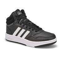 Baskets HOOPS MID 3.0 K, noir/blanc, enfants