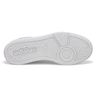 Women's Hoops 3.0 Low Lace Up Sneaker - White/Grey
