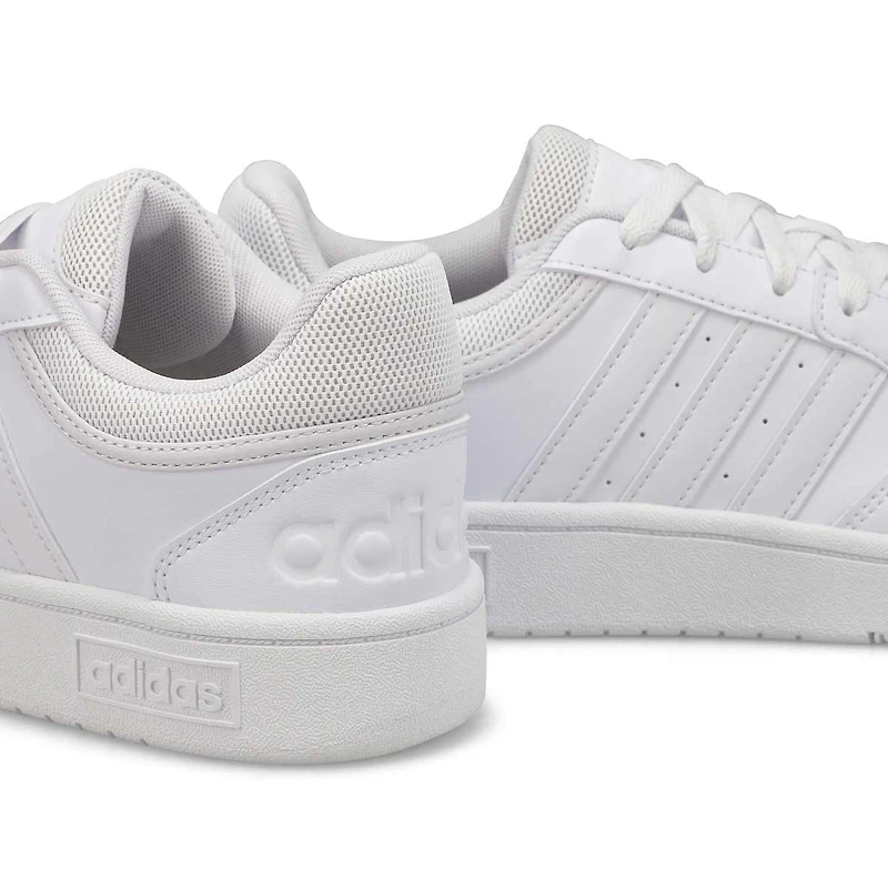 Women's Hoops 3.0 Low Lace Up Sneaker - White/Grey