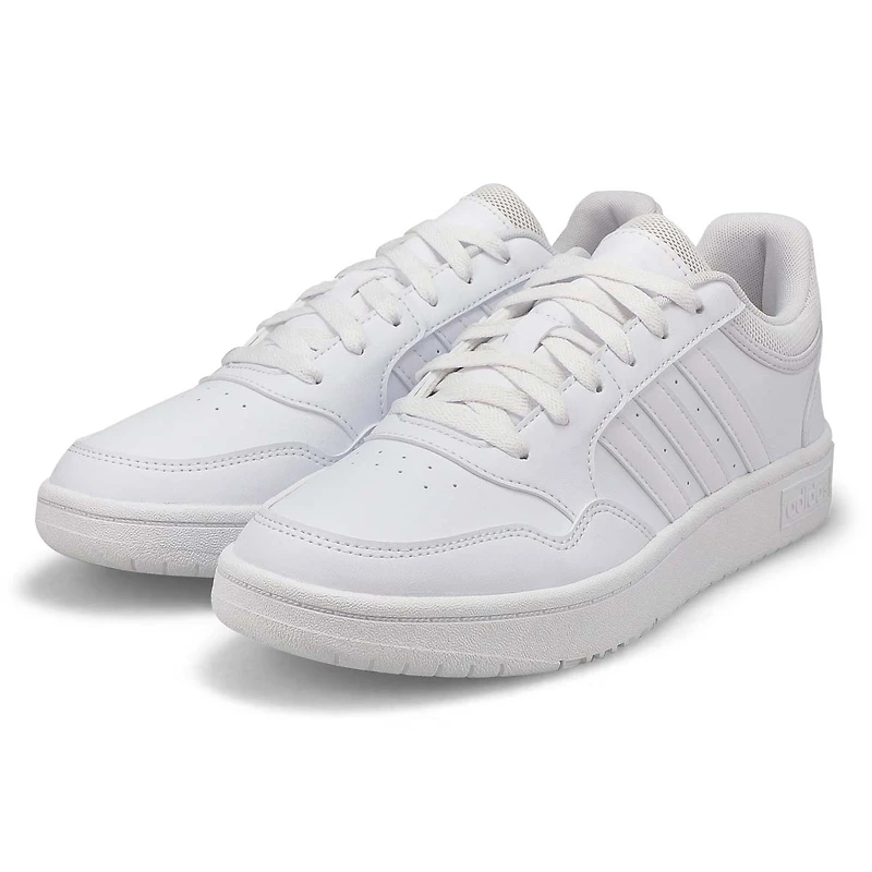 Women's Hoops 3.0 Low Lace Up Sneaker - White/Grey