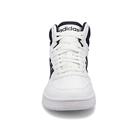 Women's Hoops 3.0 Mid Lace Up Sneaker - White/Ink/