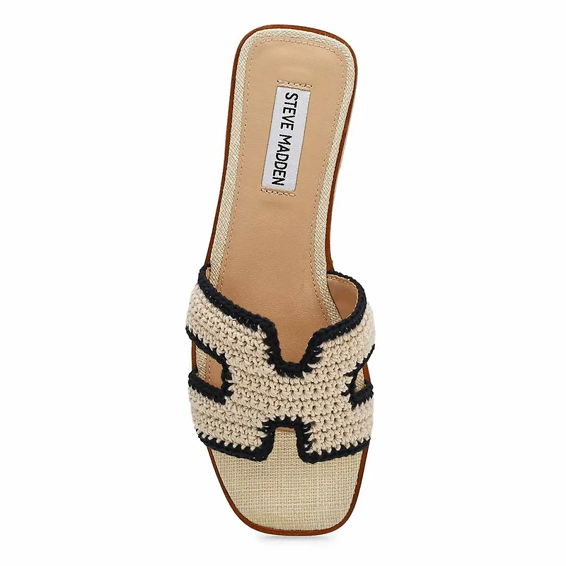 Women's Hadyn Casual Slide Sandal - Cream Multi