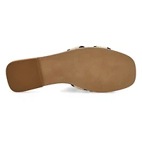 Women's  Hadyn Casual Slide Sandal - Cream Multi