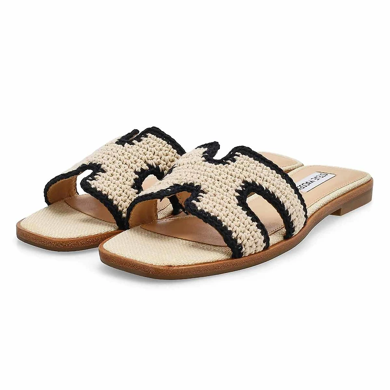 Women's Hadyn Casual Slide Sandal - Cream Multi