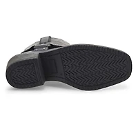 Women's Hailee Leather Ankle Boot - Krazzy Horse B