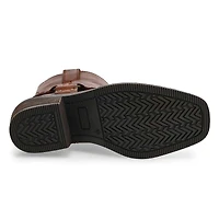 Women's Hailee Leather Ankle Boot - Krazzy Horse B