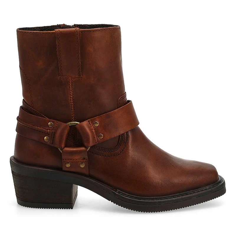 Women's  Hailee Leather Ankle Boot - Krazzy Horse