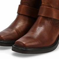 Women's Hailee Leather Ankle Boot - Krazzy Horse B