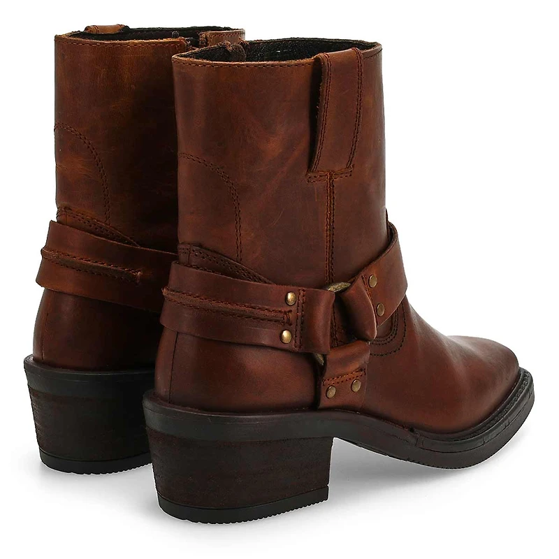 Women's  Hailee Leather Ankle Boot - Krazzy Horse
