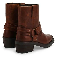 Women's  Hailee Leather Ankle Boot - Krazzy Horse