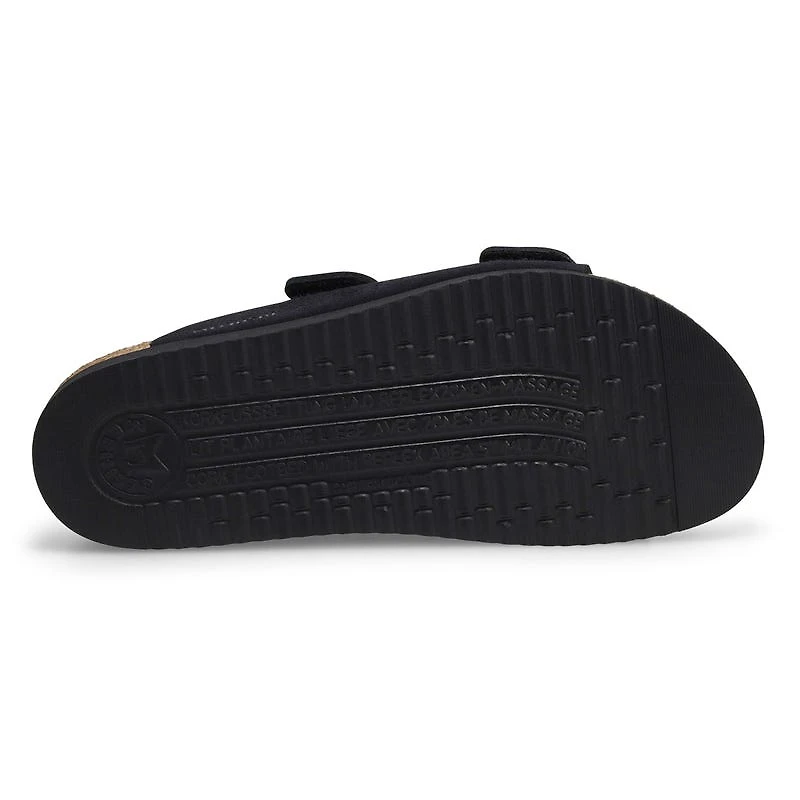 Women's Hamely Footbed Slide Sandal - Black