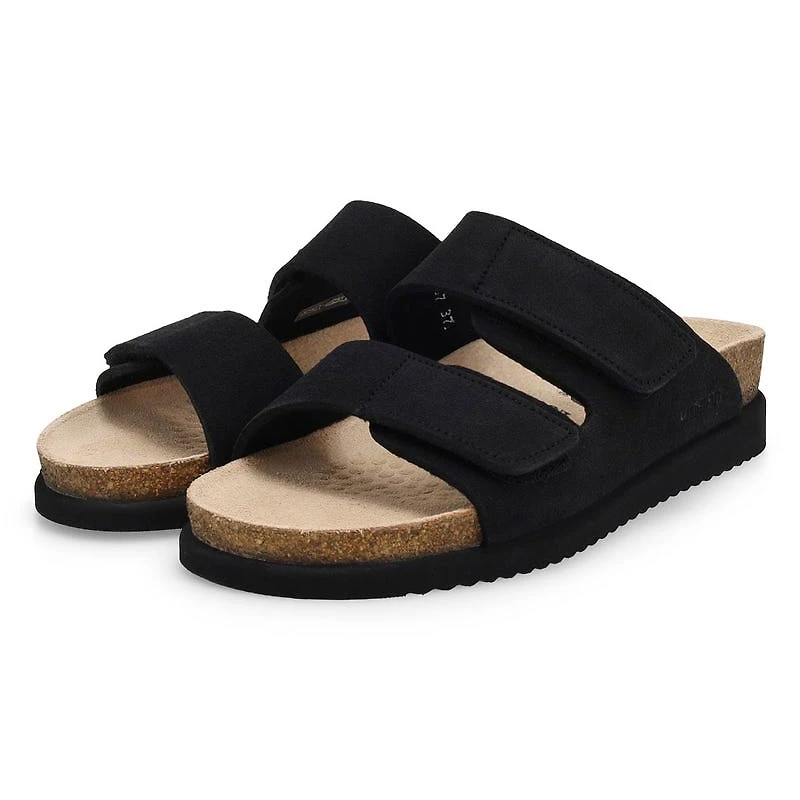 Women's Hamely Footbed Slide Sandal - Black