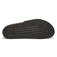 Women's Hanik Cork Footbed Slide Sandal - Black