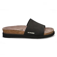 Women's Hanik Cork Footbed Slide Sandal - Black