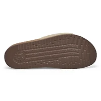 Women's Hanik Cork Footbed Slide Sandal - Black