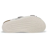 Women's Hazina Cork Footbed 2 Strap Sandal - White