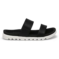 Women's Helaena 2 Strap Leather Sandal - Black