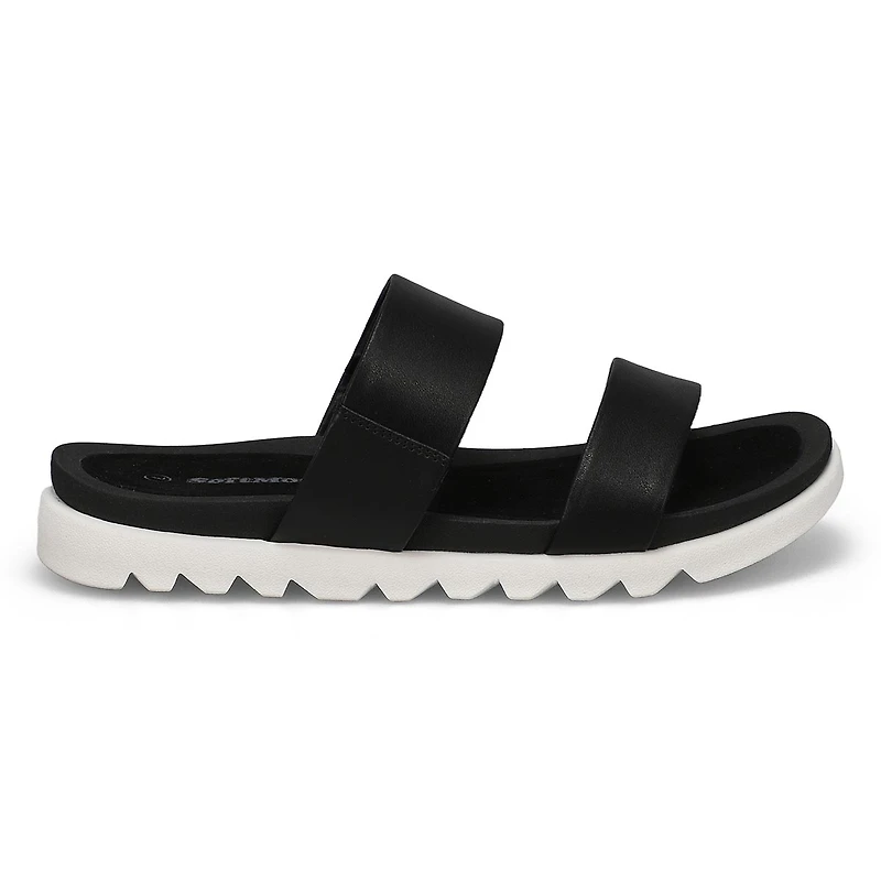 Women's Helaena 2 Strap Leather Sandal - Black