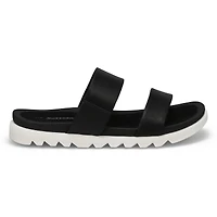 Women's Helaena 2 Strap Leather Sandal - Black