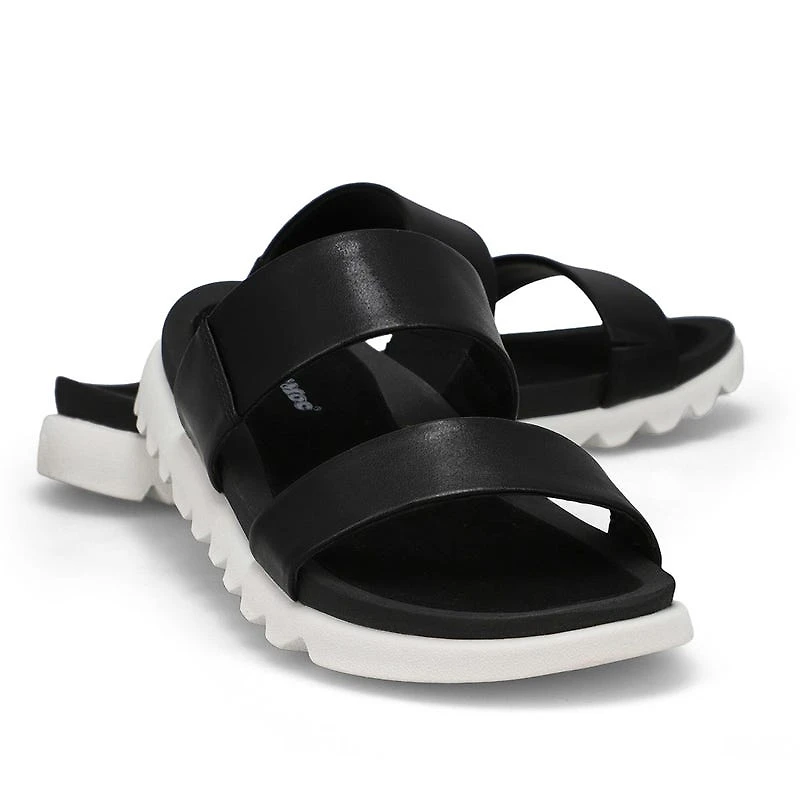 Women's Helaena 2 Strap Leather Sandal - Black