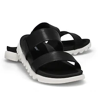 Women's Helaena 2 Strap Leather Sandal - Black
