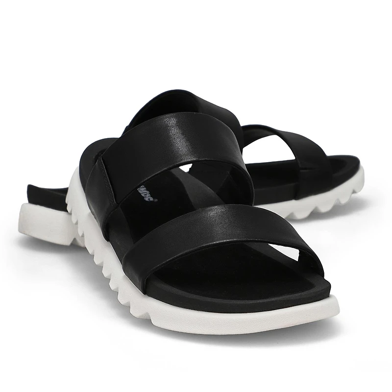 Women's Helaena 2 Strap Leather Sandal - Black