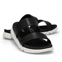 Women's Helaena 2 Strap Leather Sandal - Black