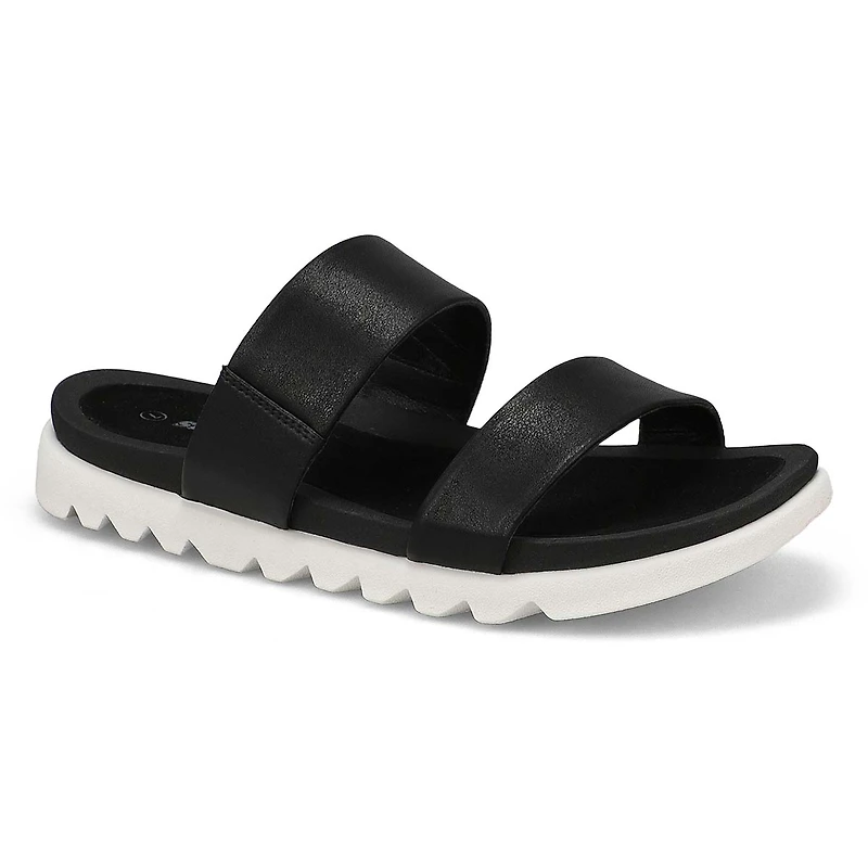 Women's Helaena 2 Strap Leather Sandal - Black