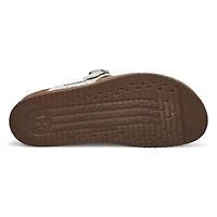 Women's Helen Footbed Toe Loop Sandal - Beige/Gold
