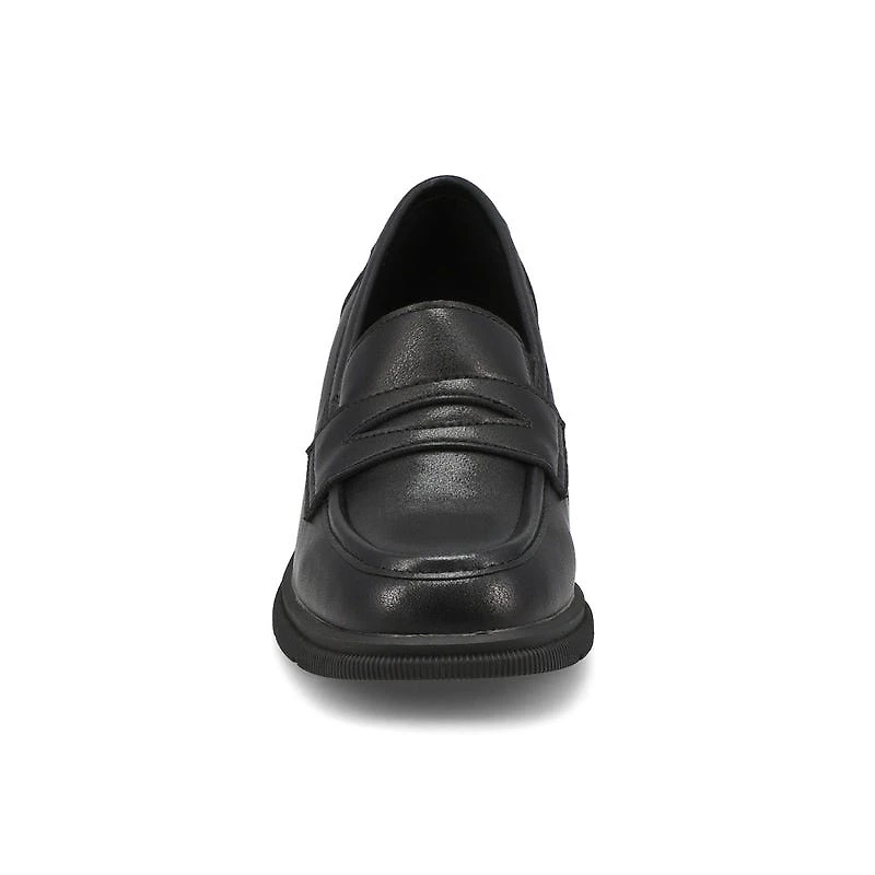 Women's Helena Leather Stacked Heel Penny Loafer