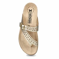 Women's Helena Perforated Footbed Toe Loop Sandal