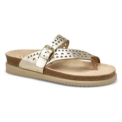 Women's Helena Perforated Footbed Toe Loop Sandal
