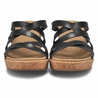 Women's Hillary Wedge Sandal - Black