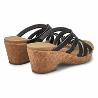 Women's Hillary Wedge Sandal - Black