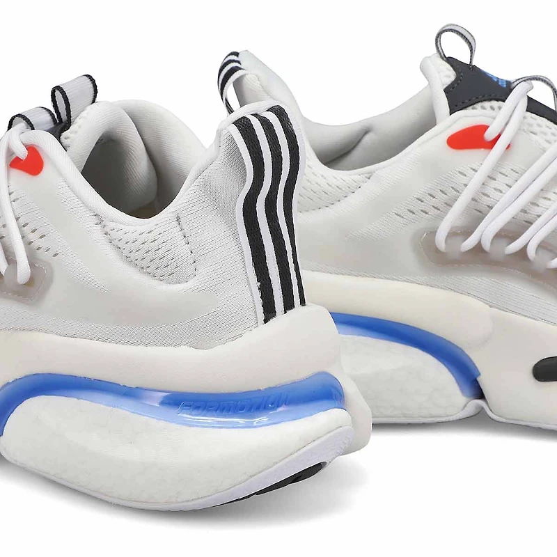 Basket ALPHABOOST V1, blanc/bleu, hommes