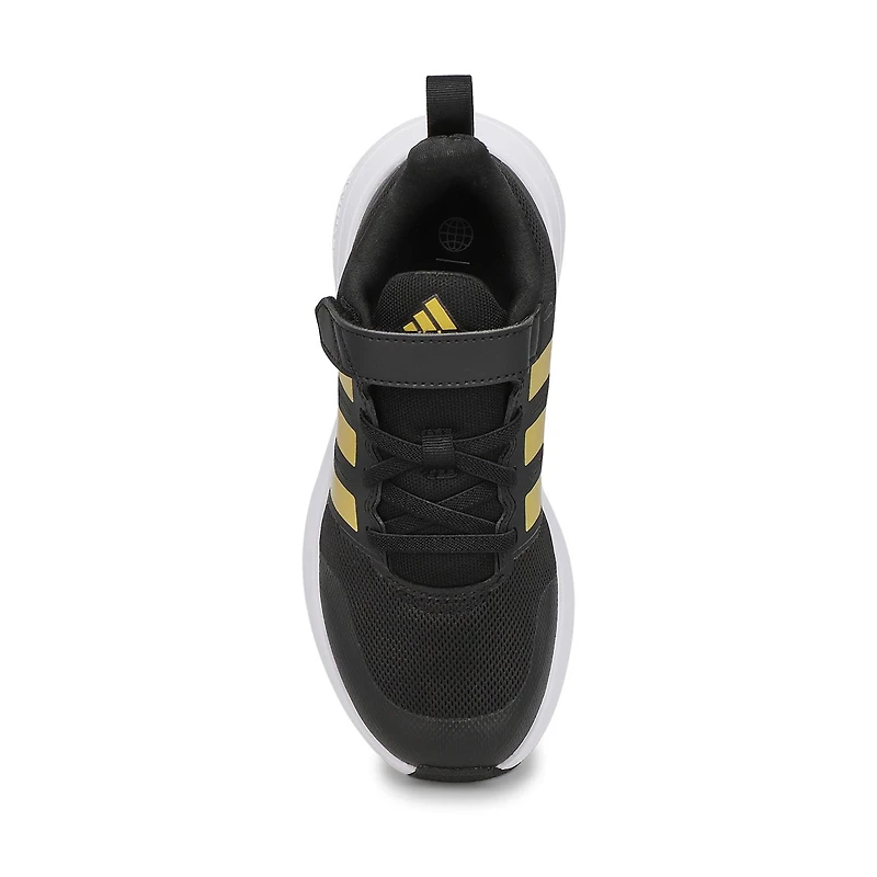 Kids' FortaRun 2.0 EL Sneaker - Black/Gold